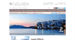Desktop Screenshot of cycladia.com